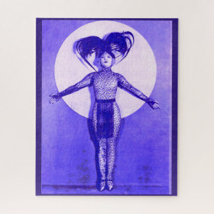 1922 oddball-Filmstar steht auf - blau