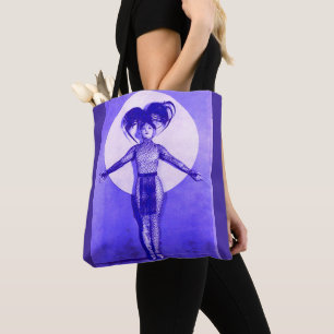 1922 oddball-Filmstar steht auf - blau Tasche