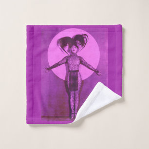 1922 oddball star get up - lavender badhandtuch set