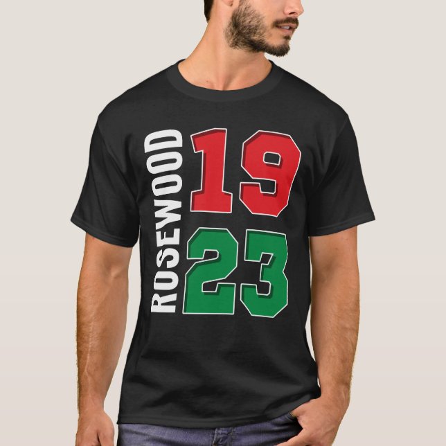 1923 Rosewood - Geschichte der Schwarzen Wall Stre T-Shirt (Vorderseite)
