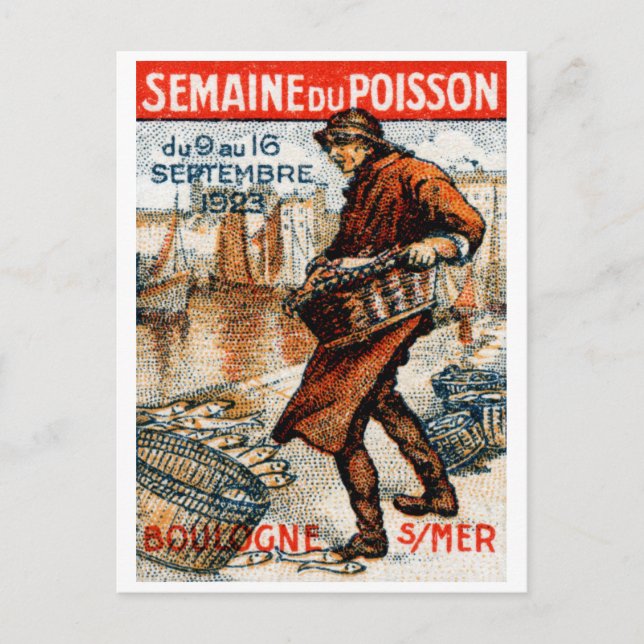 1923 Seafood Festival Postkarte (Vorderseite)