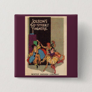 1923 Theaterkorrektur für Al Jolson Button