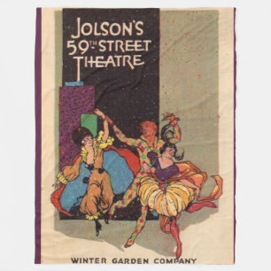 1923 Theaterkorrektur für Al Jolson Fleecedecke