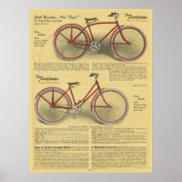 1923 Vintages Boys Pathfinder Bicycle Ad Art Poste