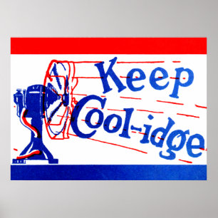 1924 Behalt Coolidge Poster