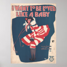 1924 Wollte ich, wie ein Baby geliebt zu werden