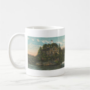 1925 & 1939 Starved Rock Postkarten Illinois Kaffeetasse