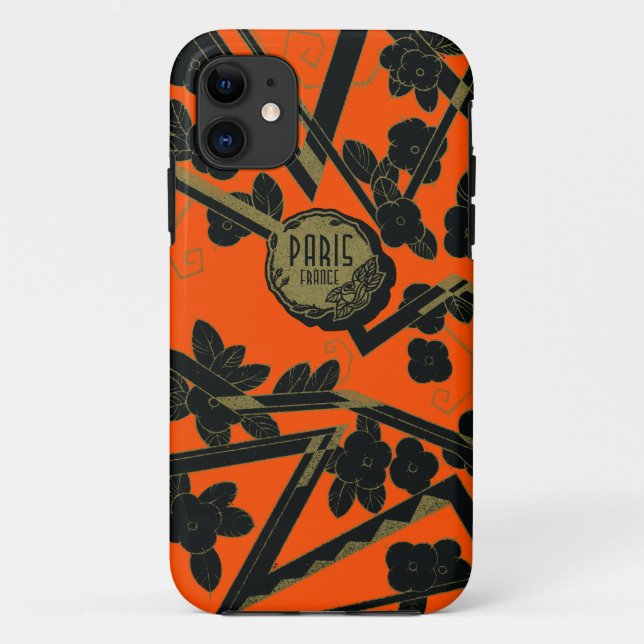 1925 Art Deco Paris Frankreich Parfüm Case-Mate iPhone Hülle (Rückseite)