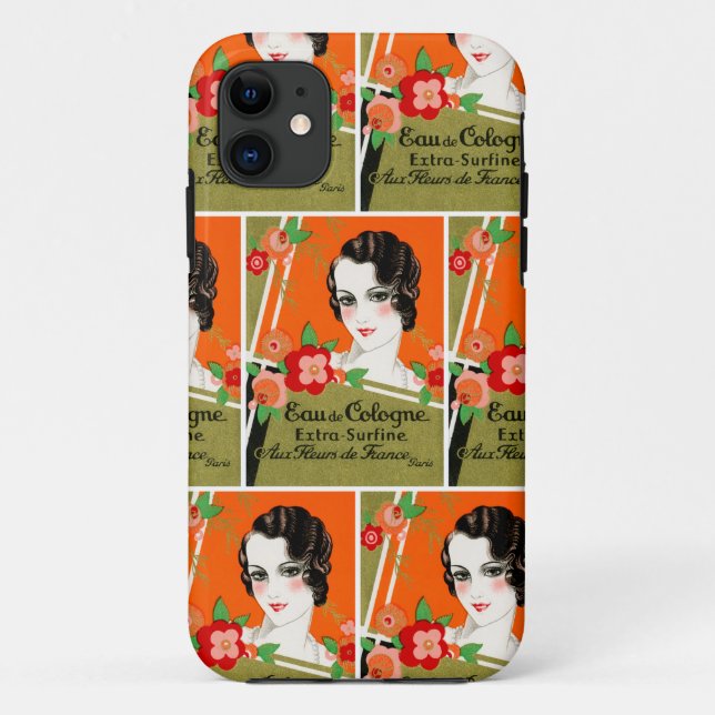 1925 Blume Paris Frankreich Parfüm Case-Mate iPhone Hülle (Rückseite)