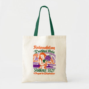 1925 Deutsches Weinfestival Tragetasche