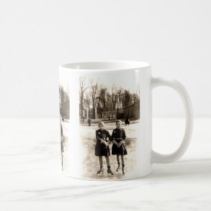 1925 Freundin-Eis-Skaten Kaffeetasse