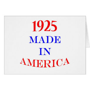 1925 machte in Amerika