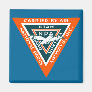 1925 National Parks Airways Magnet