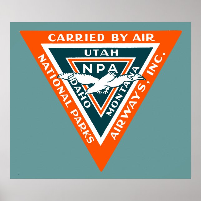 1925 National Parks Airways Poster (Vorne)