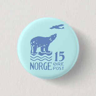 1925 Norweger-Eisbär Button