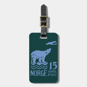 1925 Norweger-Eisbär Gepäckanhänger