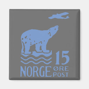 1925 Norwegischer Eisbär Magnet
