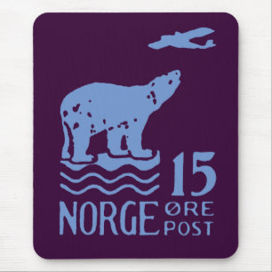 1925 Norwegischer Eisbär Mousepad