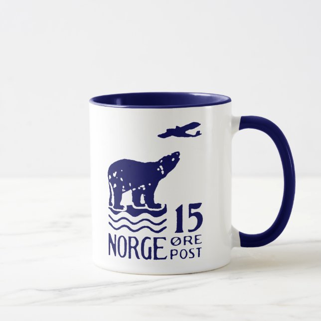 1925 Norwegischer Eisbär Tasse (Rechts)