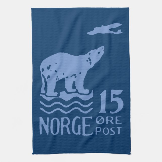 1925 Norwegischer Polarbär Handtuch (Vertikal)