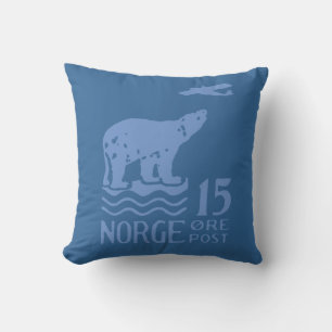 1925 Norwegischer Polarbär Kissen