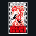 1925 Paris Art-Deco-Poster Poster<br><div class="desc">Art Deco Plakat Werbung eine Ausstellung der dekorativen Künste in Paris,  Frankreich 1925.</div>