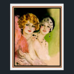 1925 Pictorial Review Art Deco Print - Earl Christ Poster<br><div class="desc">Art Deco Print von Earl Christy aus der Januar 1925 Ausgabe des Pictorial Review Magazine 16 x 20</div>