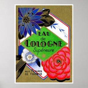 1925 Superieure-Blume des französischen Parfums Poster