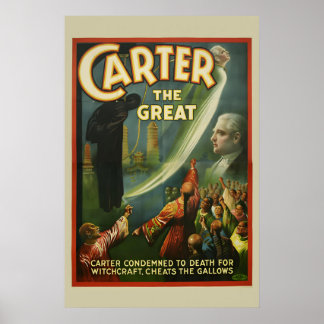 1926 Carter der Große wegen Hexerei verurteilt Poster