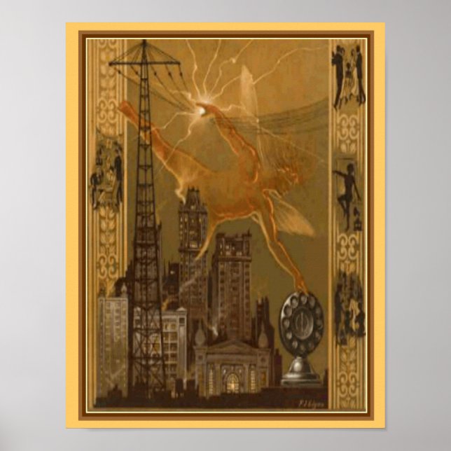 1926 Couverture radio Art déco 11x14 (Devant)