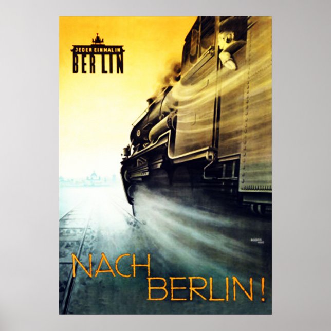 1926 Go to Berlin Germany Travel Poster (Vorne)