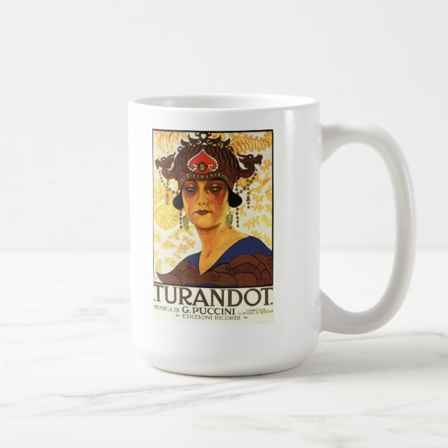 1926 Plakat - Turandot durch Puccini Kaffeetasse (Rechts)