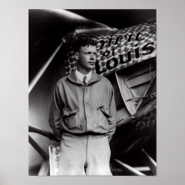1927 CHARLES LINDBERGH POSTER (Vorne)
