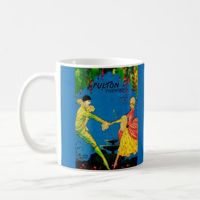 1927 Fulton Theatre playbill art Kaffeetasse (Links)