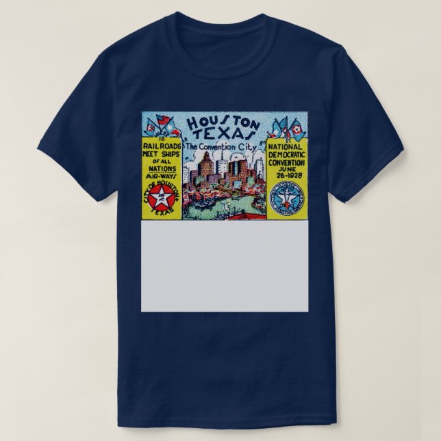 1928 Houston Texas T-Shirt (Design vorne)