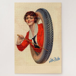 1928 Kelly-Springfields Tire mascot Lotta Miles