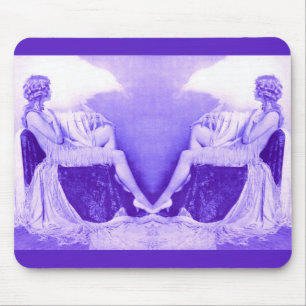 1928 Mädchen Ziegfeld zweimal Mousepad