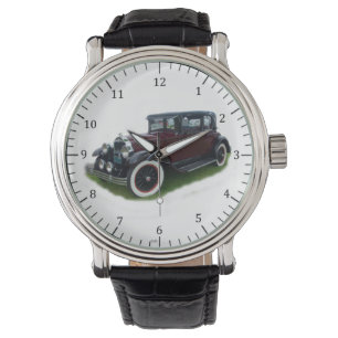 1928 Maroonwache Armbanduhr