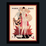 1928 Mode Ball Art Deco Poster<br><div class="desc">Julius Englehard 1928, Art Deco, Mode Ball Mode Cover-11x14 gezeigt, auch in Standard 16x20, benutzerdefinierte Größen, & Leinwand.</div>