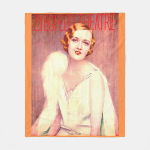 1928 Programm des Ziegfeld Theaters für Marilyn Mi Fleecedecke