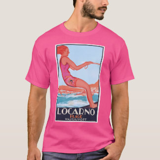 1928 Schweiz Locarno Besuchen Sie die Universität T-Shirt