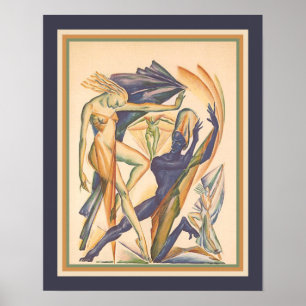 1929 Art Déco Danse Moderne Imprimer