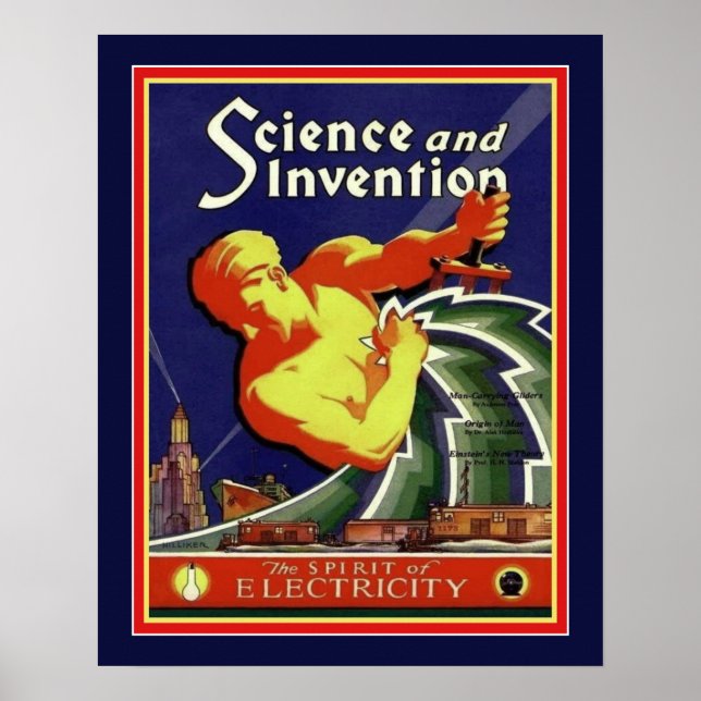 1929 Art Déco Science & Invention (Devant)