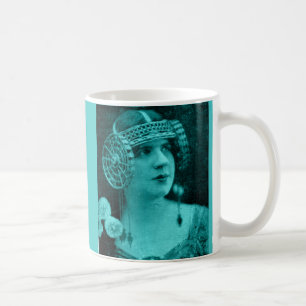 1929 französische Künstlerin Frau Tessandra Kaffeetasse