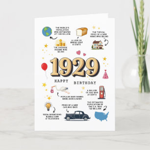 1929 Geburtstagskarte für Opa Dankeskarte