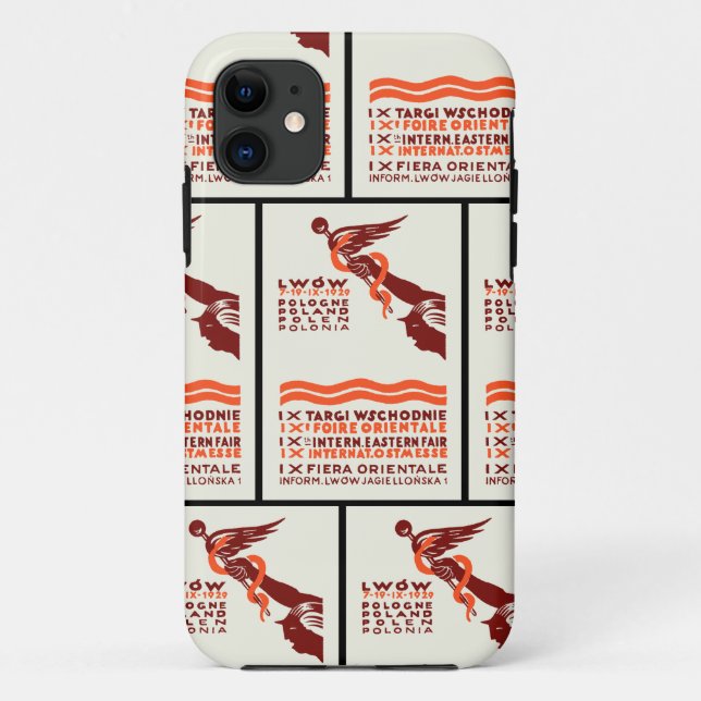 1929 Lwow Eastern International Fair Case-Mate iPhone Hülle (Rückseite)