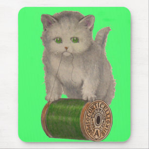 1930 Corticelli-Kätzchen Mousepad