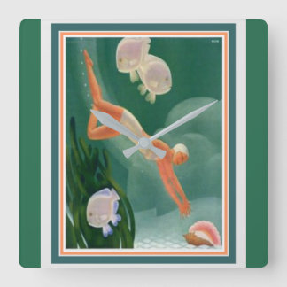 1930 Horloge Parcourue Art Déco