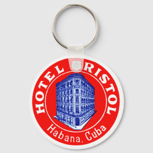 1930 Hotel Bristol Kuba Schlüsselanhänger