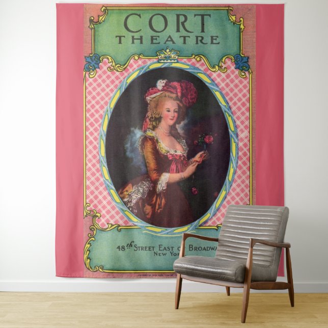1930 Kartenspiel Wandteppich (Beispiel)